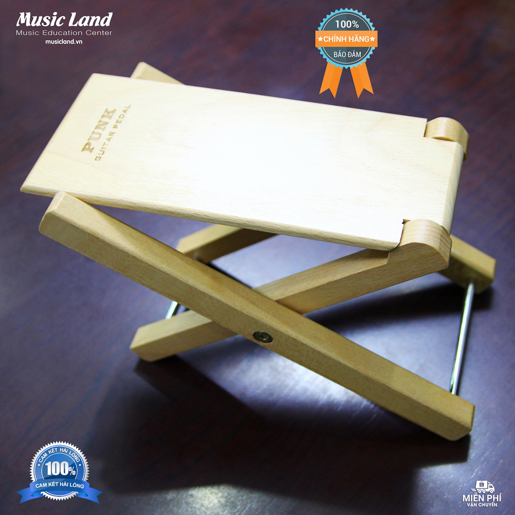 Gác Chân Học Đàn Guitar Bằng Gỗ Punk - Chính Hãng