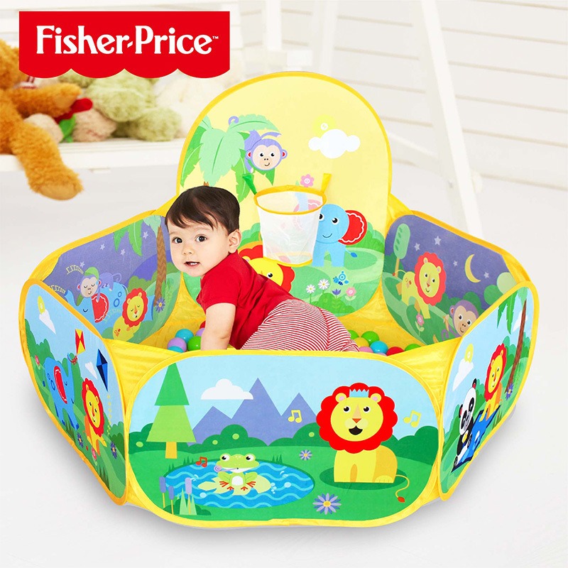 Quây bóng, Quây bóng cao cấp FISHER PRICE cho trẻ vui chơi trong nhà, dễ dàng gấp gọn