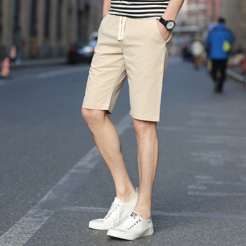 Quần short kaki nam -hình thật - q042