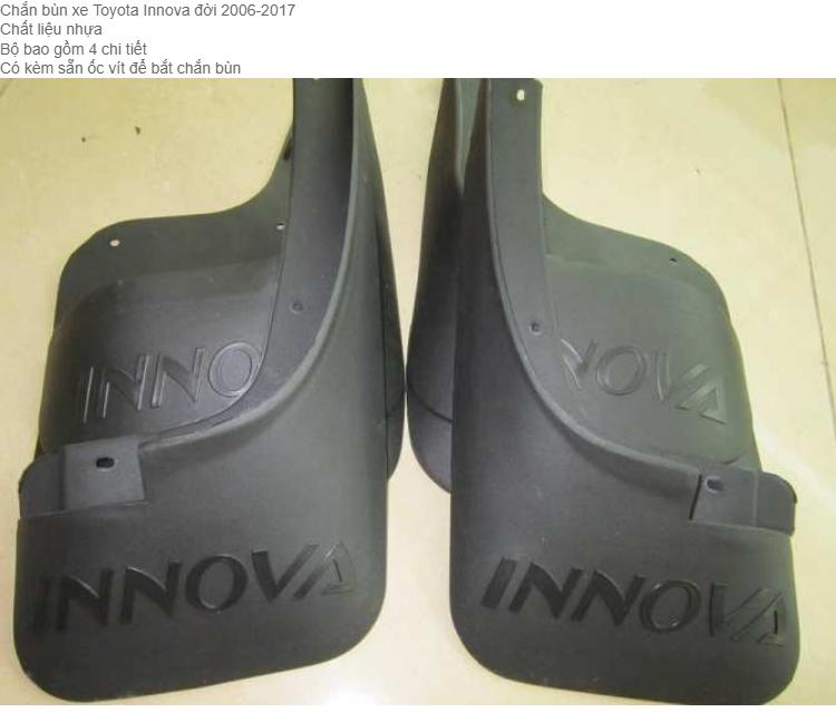 Chắn bùn xe Toyota Innova