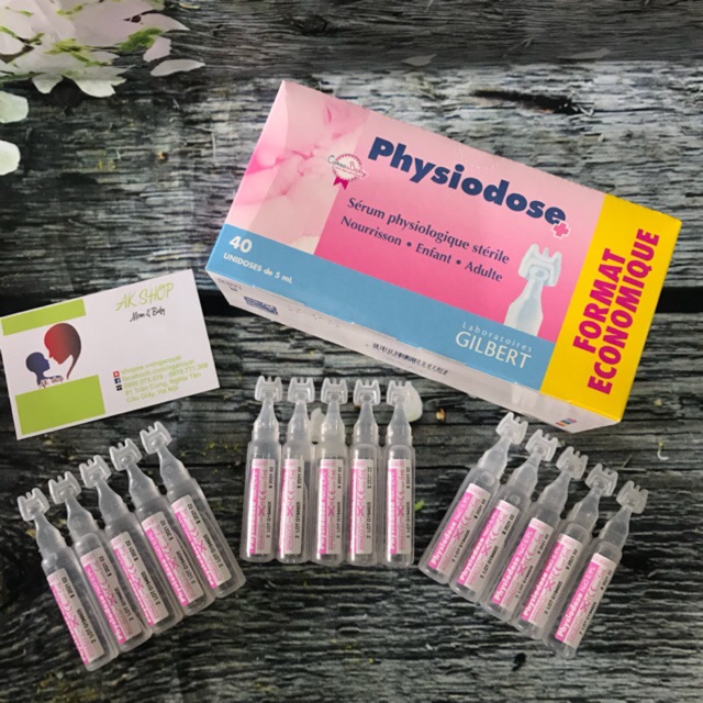 Nước Muối Muối Sinh Lý Physiodose Pháp