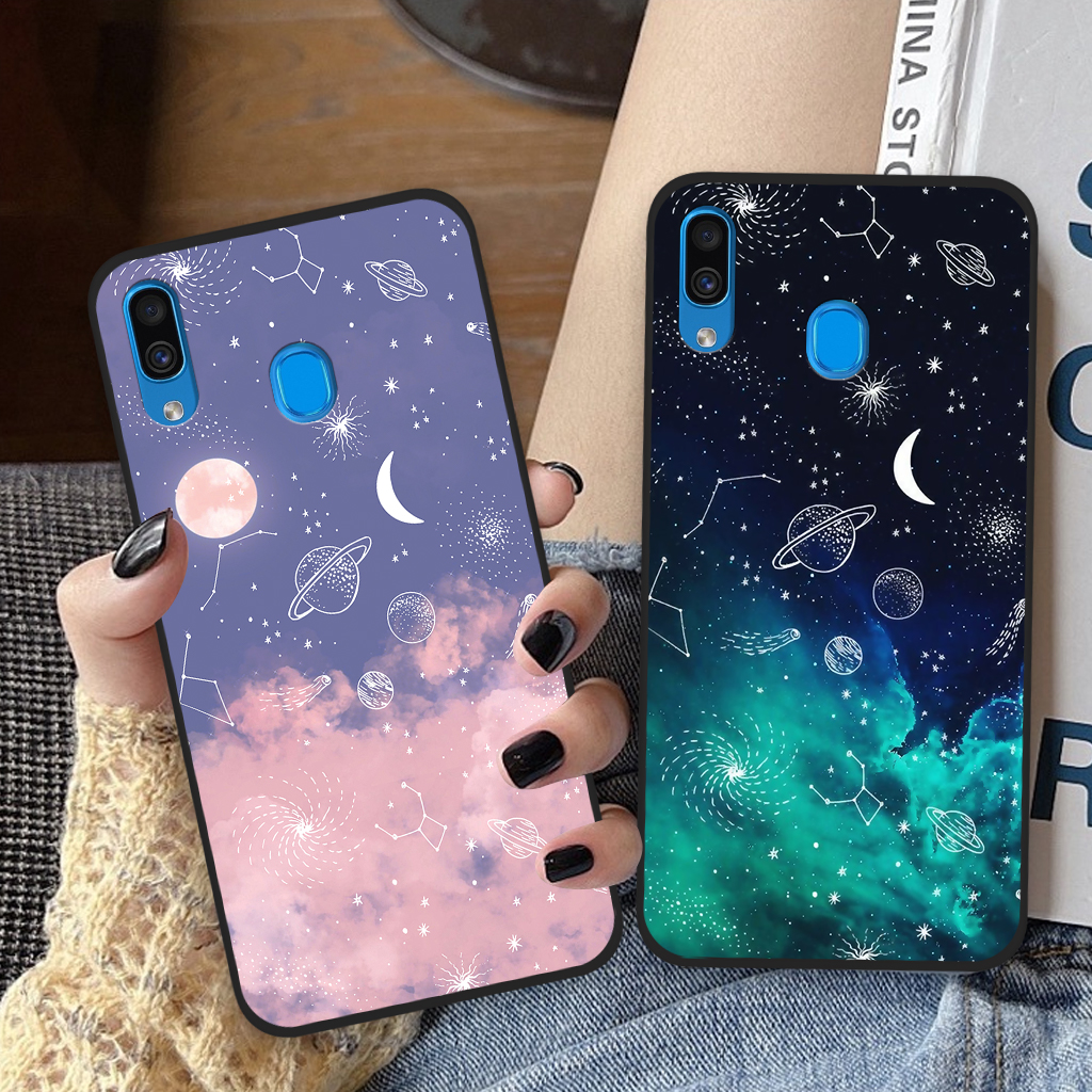 Ốp lưng Samsung Galaxy A20 / A30, ốp điện thoại samsung hoạ tiết vũ trụ, ốp lưng nhựa dẻo