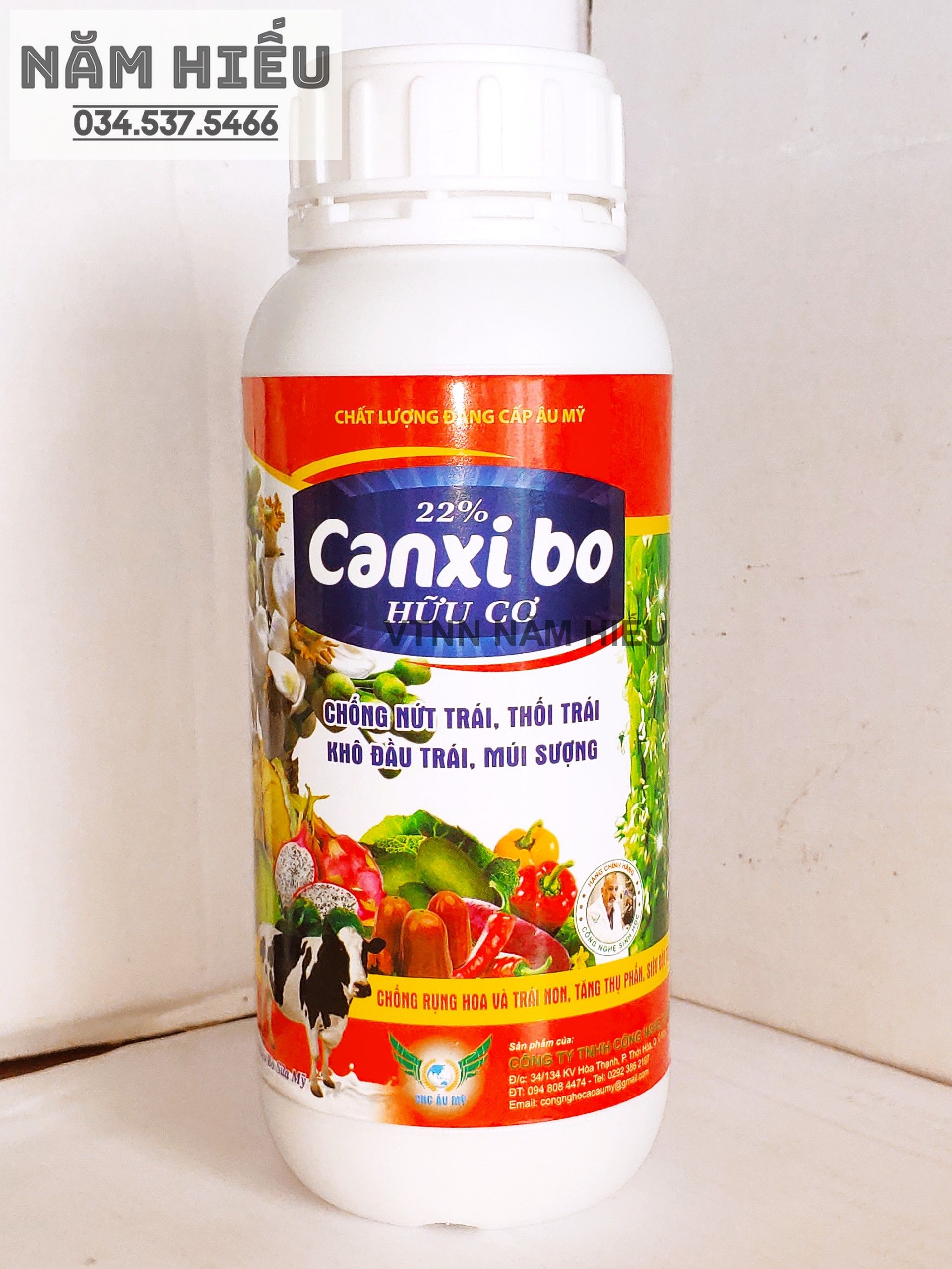 CANXI BO hữu cơ - 500ml - Phân bón lá siêu đậu trái, tăng thụ phấn, chống nứt trái, thối trái, múi sượng