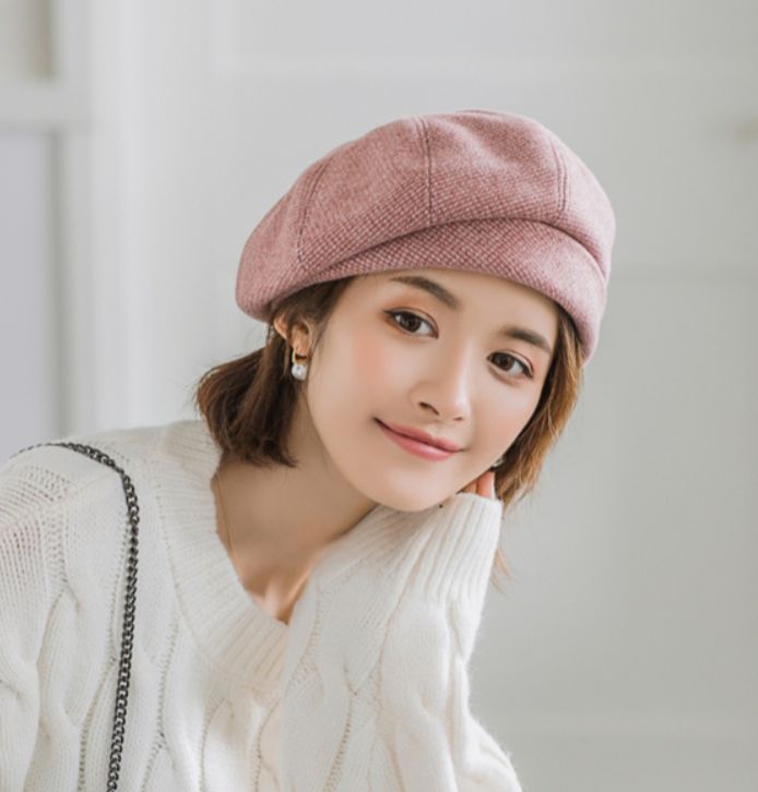 [HCM]NÓN MŨ NỒI CARO PHONG CÁCH HÀN QUỐC - N1765