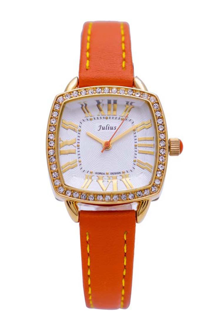 Sale off đồng hồ nữ julius hàn quốc ja-630c dây da