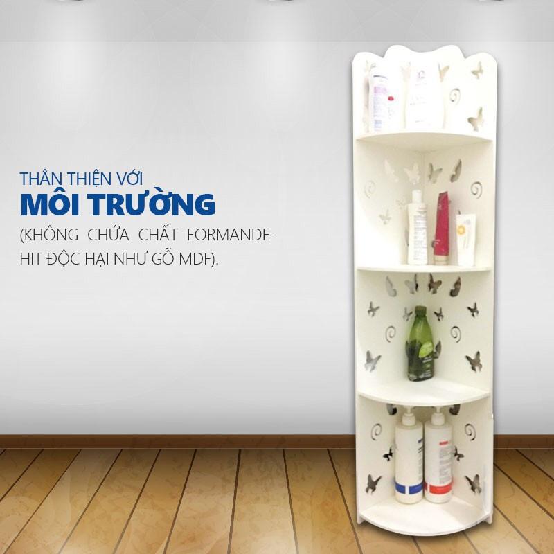 Kệ góc 4 tầng, kệ nhà tắm chống nước tuyệt đối - GABI