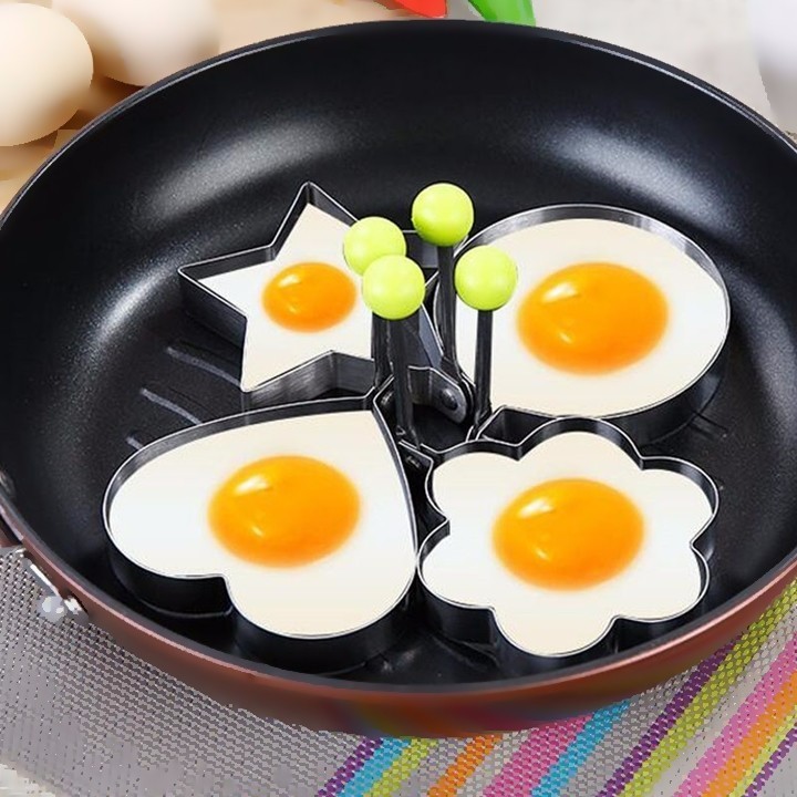 Khuôn Chiên Trứng Làm Bánh Bằng Chảo Chống Dính