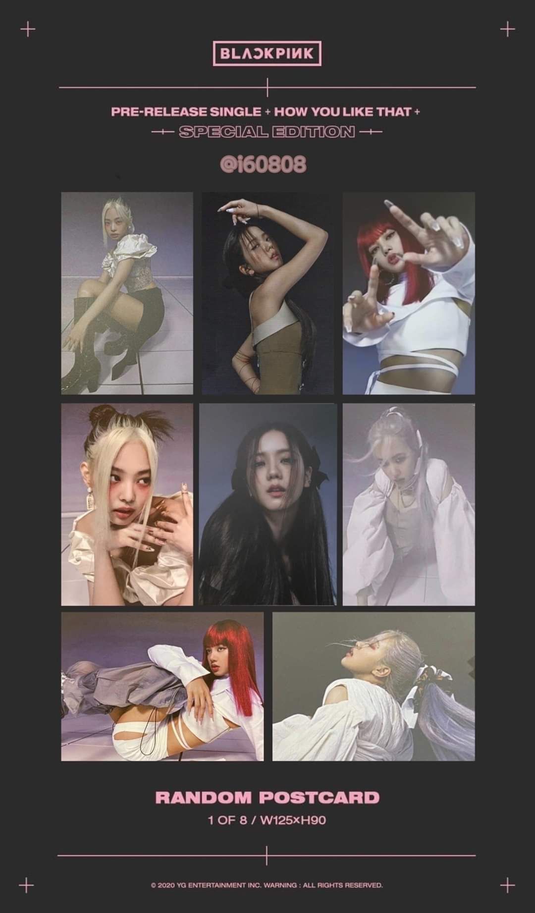 Photocard How You Like That Blackpink