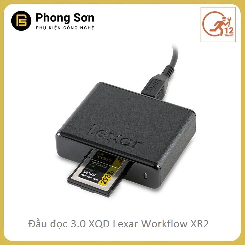 Đầu đọc thẻ nhớ 3.0 XQD Lexar  Workflow XR2 -Bảo hành 12 Tháng
