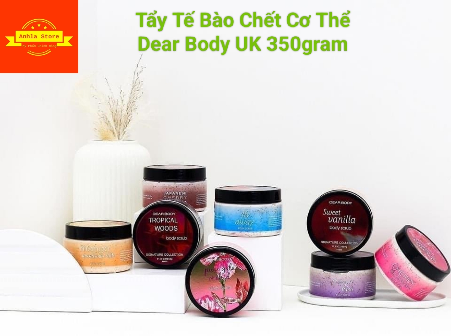 Tẩy tế bào chết toàn thân dear body - body scrub dear body 350ml