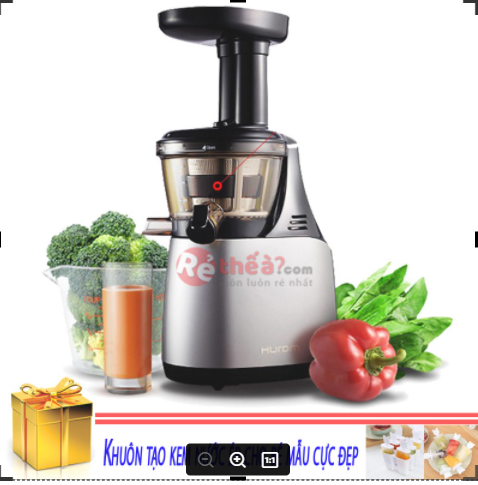 Máy ép hoa quả tốc độ chậm HU-500DG - Công nghệ ép mới, sử dụng công nghệ vắt lấy nước thay thế cho lưỡi dao - Tặng khuôn làm kem - Bảo hành 12 tháng