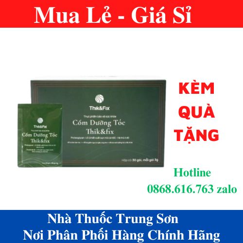 [CHÍNH HÃNG - HOÀN TIỀN]Cốm Uống Thik & Fix - Mọc Tóc Phong Cách Nhật Bản - Cốm Dưỡng Tóc THIK&FIX -