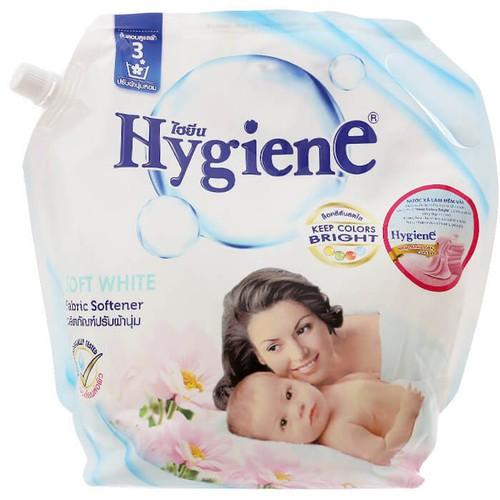 Nước xả mềm vải Hygiene Soft White màu trắng 1800ml-hàng chính hãng