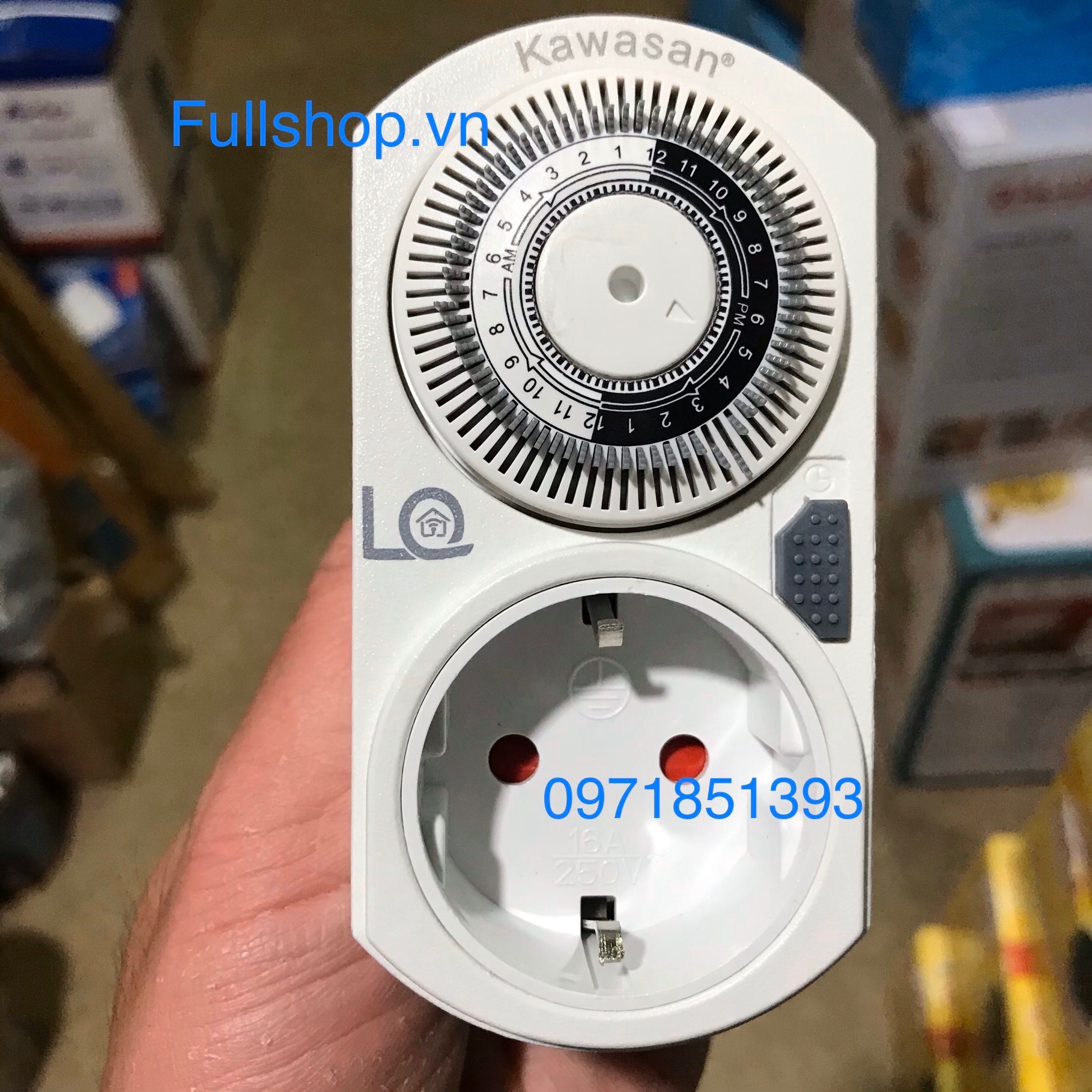 Ổ cắm hẹn giờ cơ lùi, thiết bị hẹn giờ dân dụng Kawasan TG14E