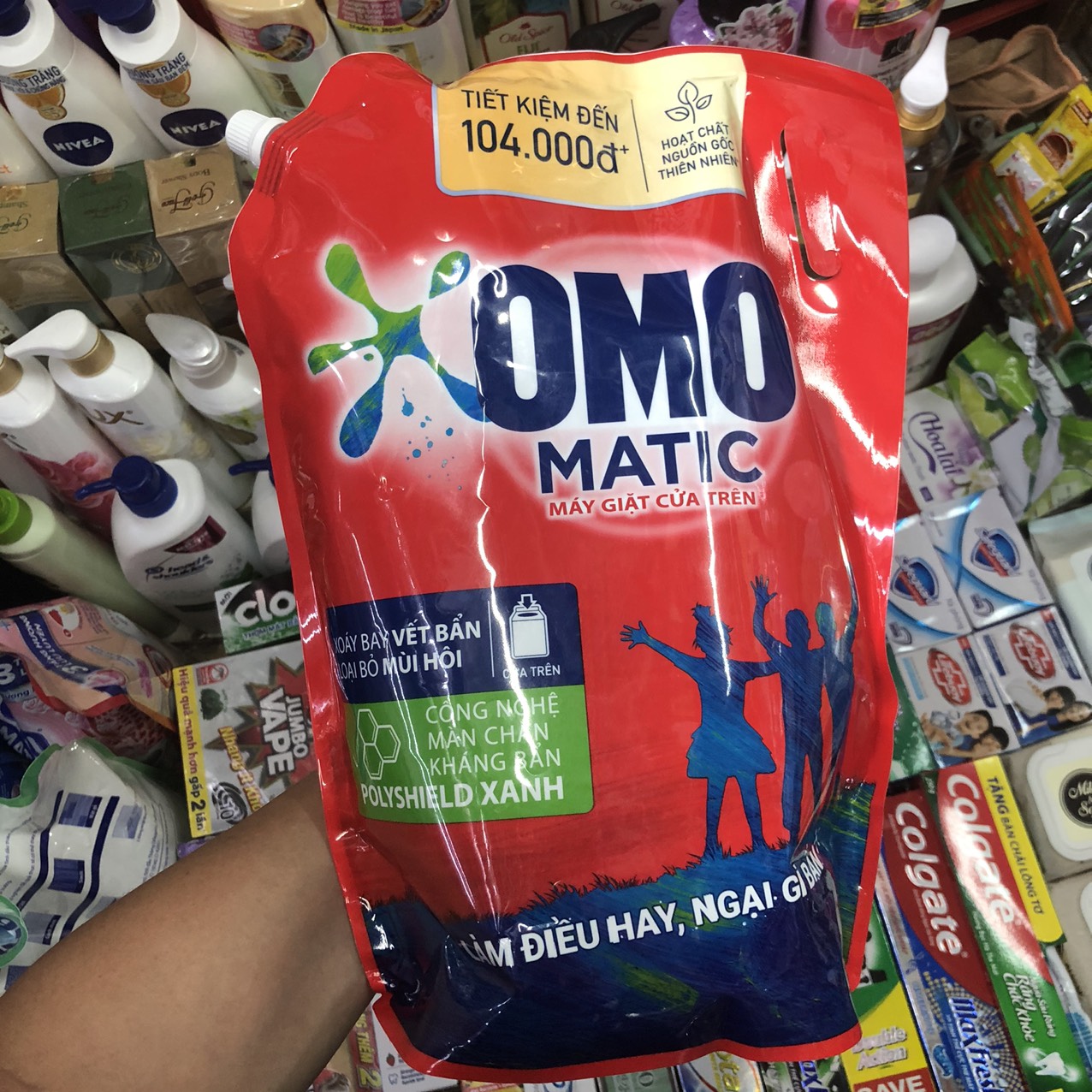 Nước giặt Omo 3,9kg dành cho cửa trên