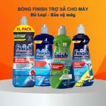 Nước làm bóng Finish 1600 800 400ml đủ loại viên bột muối gel combo chuyên dùng cho máy rửa bát Nhập Khẩu chính Hãng