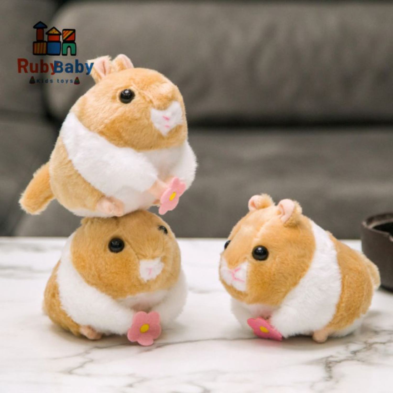 Đồ chơi chuột lang vẫy đuôi vui nhộn cho bé, đồ chơi trẻ em