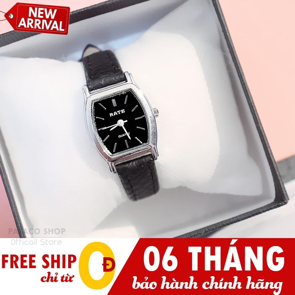 Đồng hồ nữ Rate C35, Đồng hồ thời trang mặt bầu dục, Dây da cao cấp, Chống nước sinh hoạt nhẹ, 6 tháng bảo hành