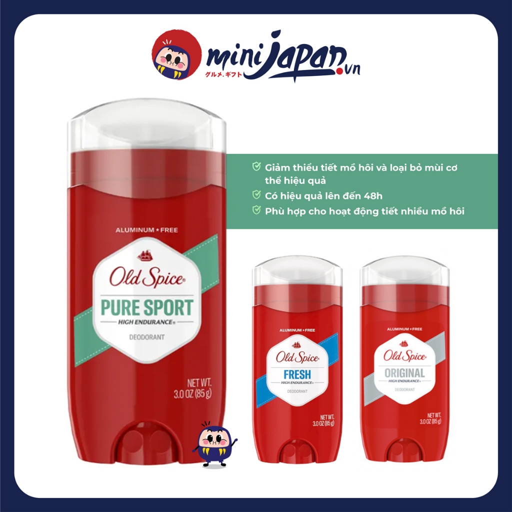 Lăn sáp khử mùi old spice mỹ 85g - sáp lăn nách old spice khử mùi cơ thể cho nam nữ