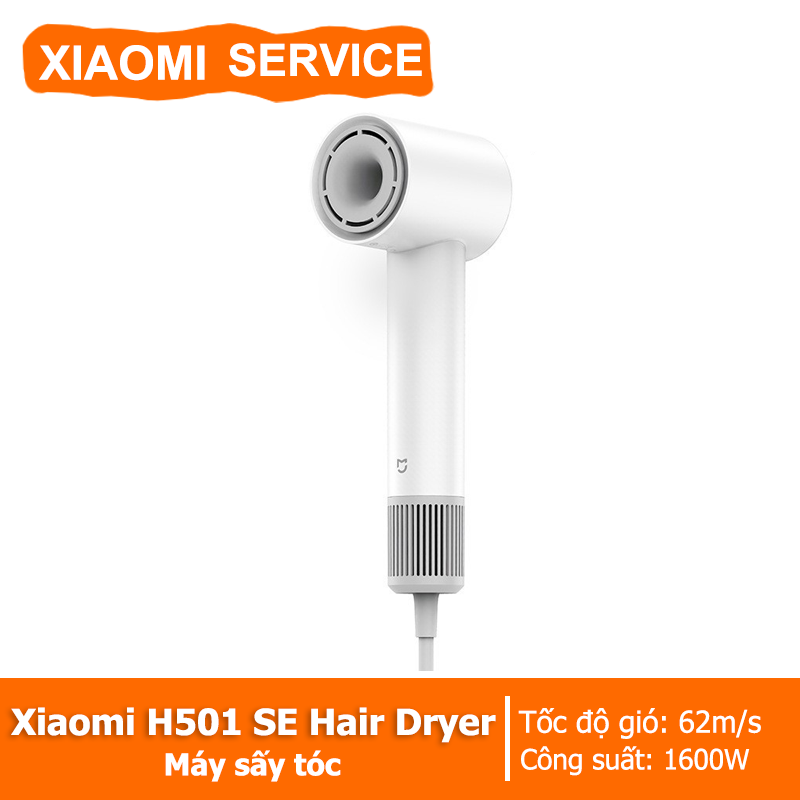 Máy sấy tóc Xiaomi Mijia H501 SE, Tóc khô tốc độ cao, Chăm sóc tóc Anion công suất cao, Động cơ không chổi than, Kiểm soát nhiệt độ không đổi hair dryer máy sấy