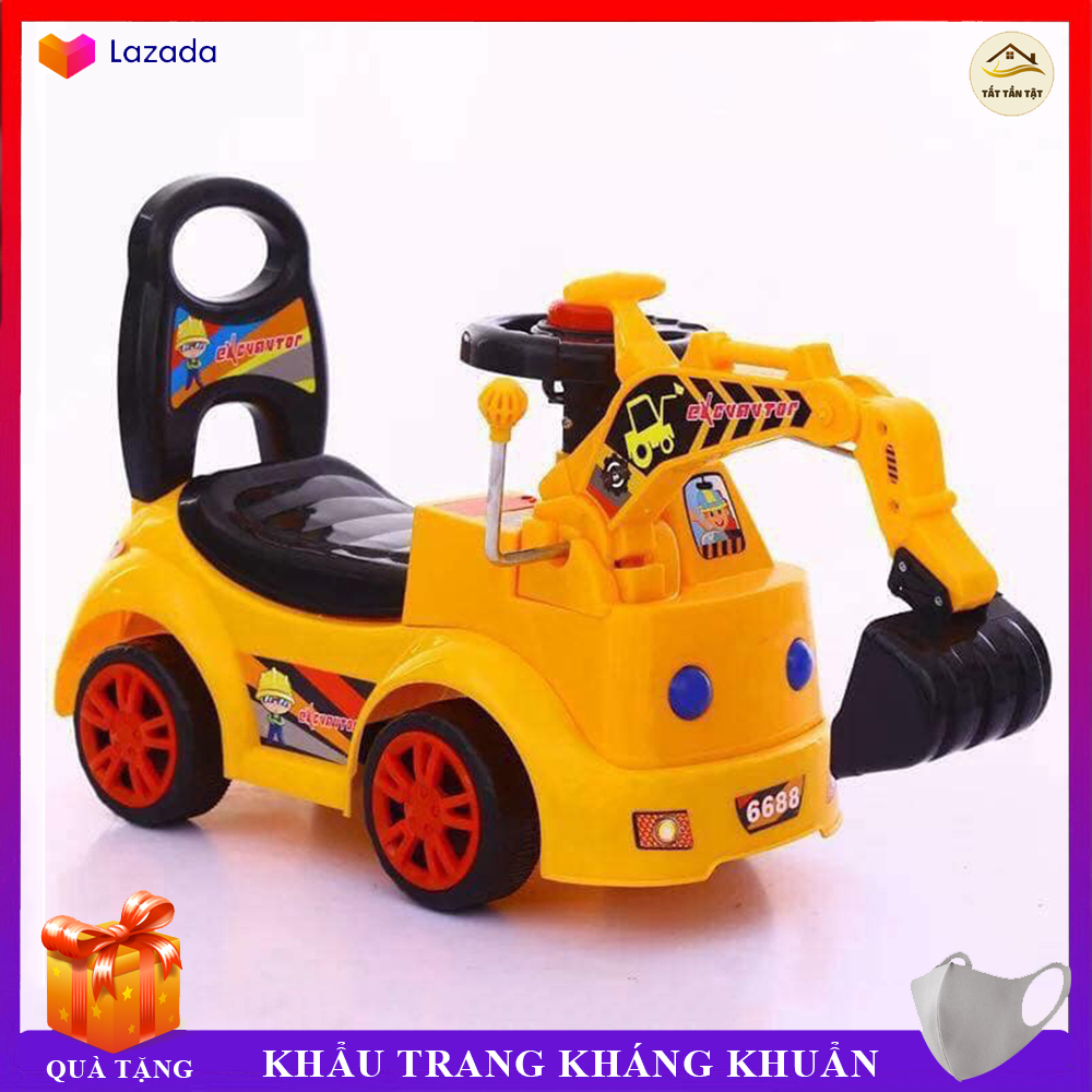 Xe cần cẩu, máy xúc, Xe chòi chân cao cấp cho bé