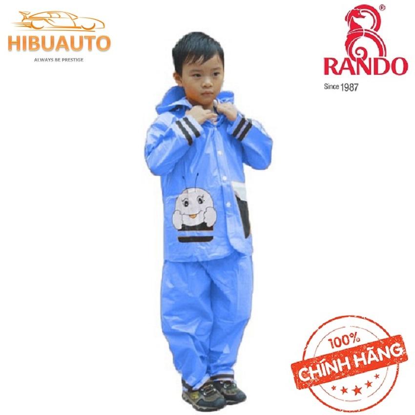 [HCM]Áo mưa Rando trẻ em bộ ong mật  Size 3 : 1.05 – 1.2 m