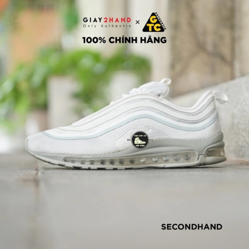 Giày thể thao airmax 97 ultra 17 pure platinum 3m 918356-008 chính hãng