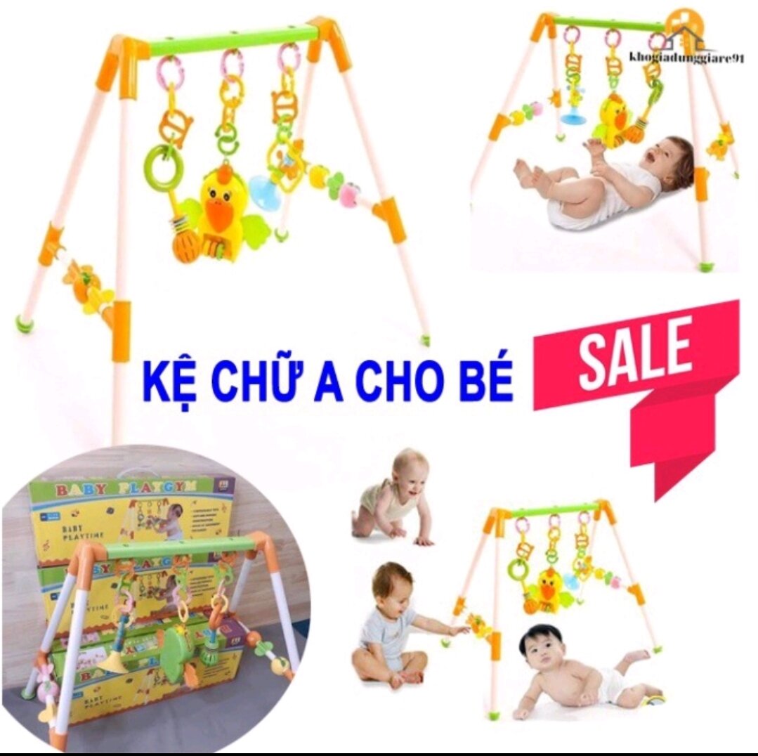 [FreeshipMAX] Kệ Chữ A Phát Nhạc Cho Bé Nằm Chơi