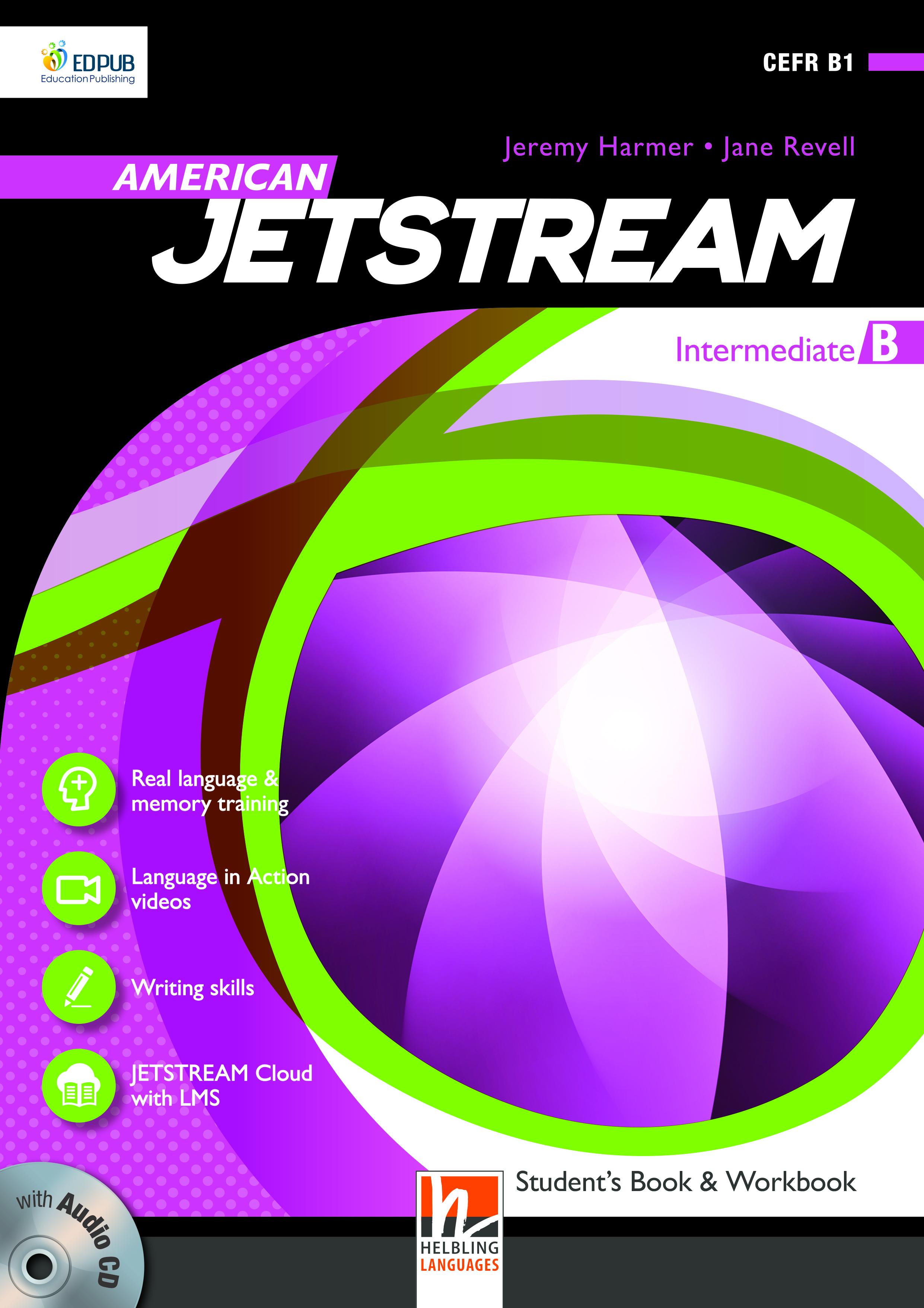 Sách - dtpbooks - American Jetstream Intermediate B Student's book & Workbook ( không kèm CD)
