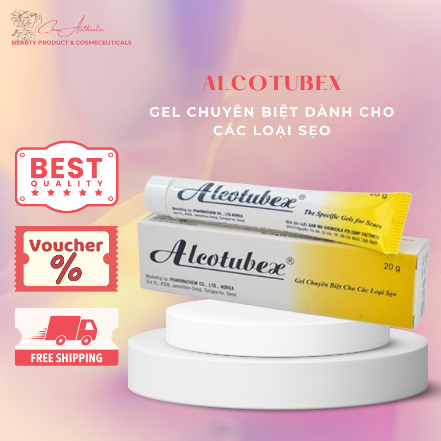 Chính hãng Alcotubex 20G Kem Liền Sẹo ngừa hình thành sẹo mới