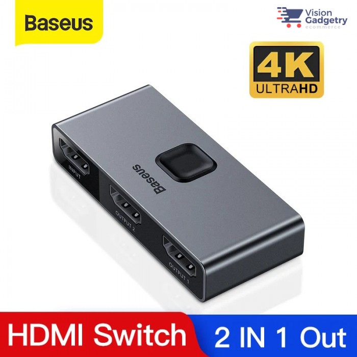 Bộ chia tín hiệu kỹ thuật số 4K HDMI 2 chiều Baseus Matrix HDMI