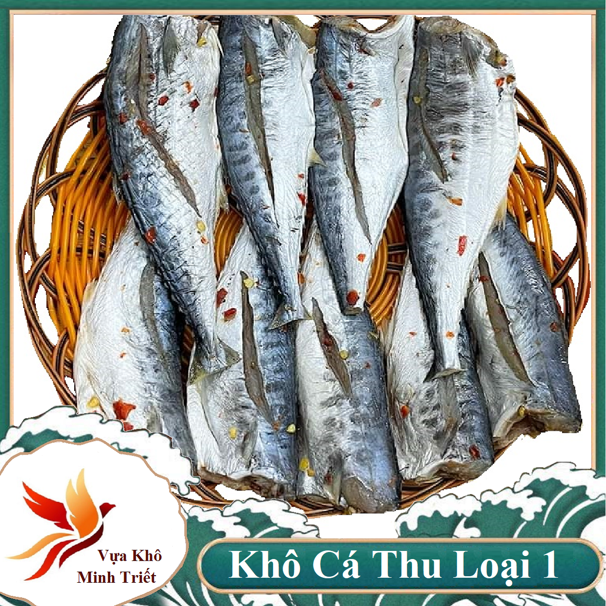 Khô cá thu thịt bùi tươi vị vừa ăn vựa khô minh triết- cá thu khô dai ngon, thịt chắc, cá thu sấy tự nhiên- vựa khô minh triết