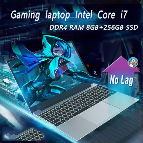 2023 lenovo i7 máy tính xách tay intel i7 mới rmb16gb+256gb ssd 15.6 -inch ips high -solution màn hình 1080p/số nhỏ bàn phím/máy ảnh được xây dựng/bộ xử lý core i7 quad -core/thin+rất nhẹ