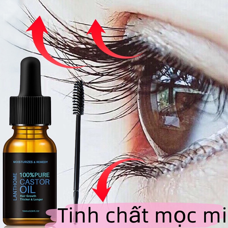 Tinh chất mọc mi 10ml kích thích mọc lông mi làm dày lông mi nhanh tự nhiên nuôi dưỡng mi dài và cong
