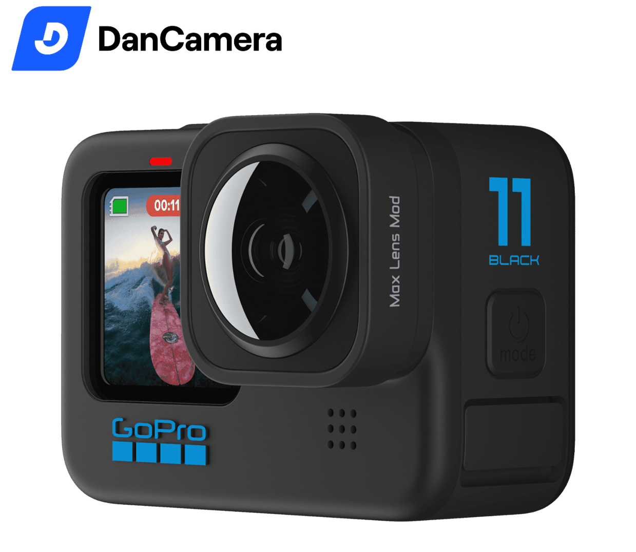 Max len mod cho gopro | sử dụng cho gopro 9/10/11 | hàng chính hãng| phụ kiện gopro