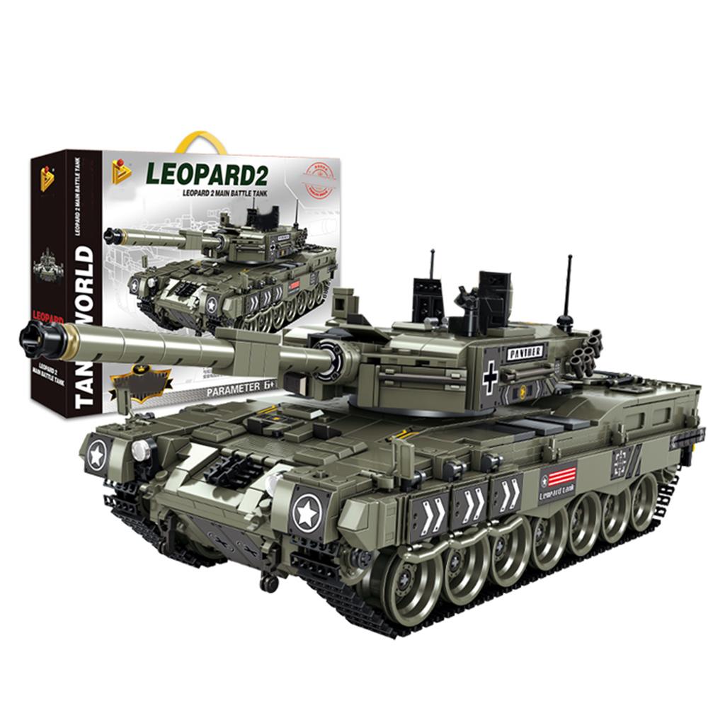 Đồ Chơi Lắp Ghép Mô Hình Military Series Germany Leopard 2 Tanks Panlos 632003 Xe Tank