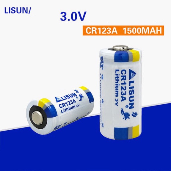 Pin cr123a 3v cr123a 3v hãng lisun, pin cr123a dùng cho máy ảnh film