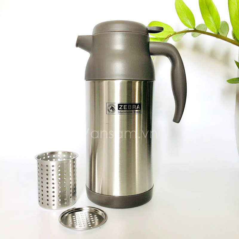 [HCM]Bình ủ trà giữ nhiệt inox 304 Zebra Thái Lan 1200ml