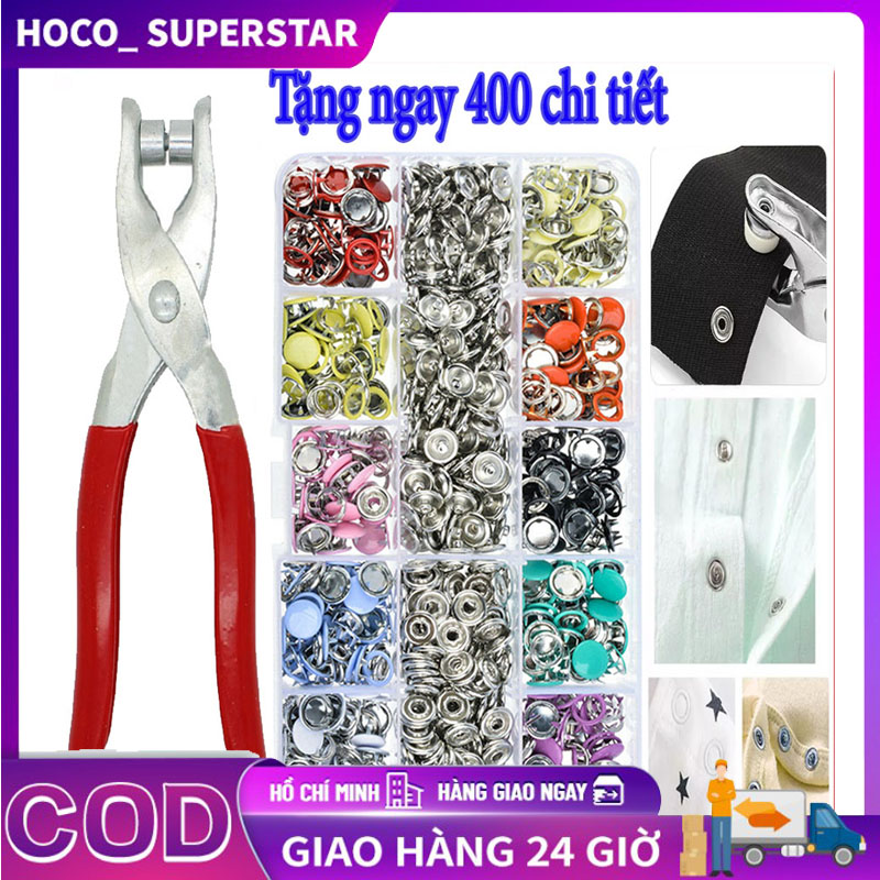    QUÀ TẶNG 100 CHI TIẾT   Kìm Bấm Khuy Bấm Quần Áo kiềm bấm cúc thông minh kềm bấm nút áo kềm bấm khuy cúc quần áo kìm bấm cúc áo snaps bộ đồ nghề tự làm 