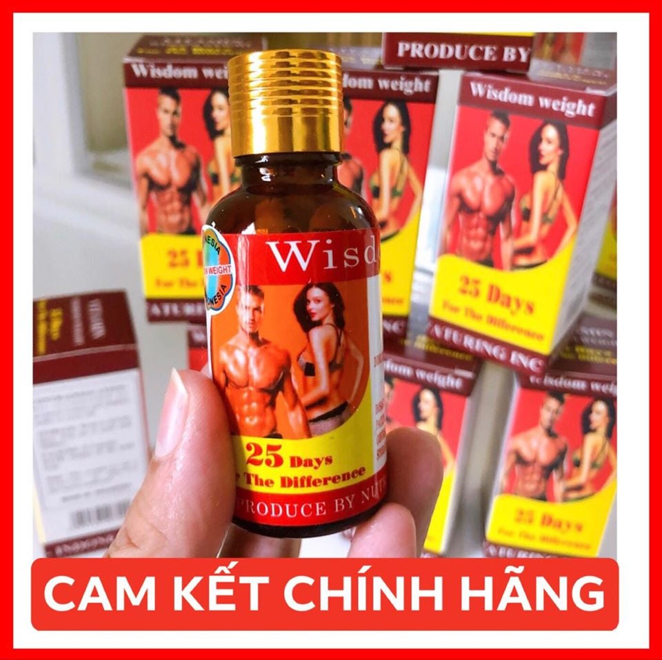 Viên uống hỗ trợ tăng cân wisdom weight hộp/25 viên