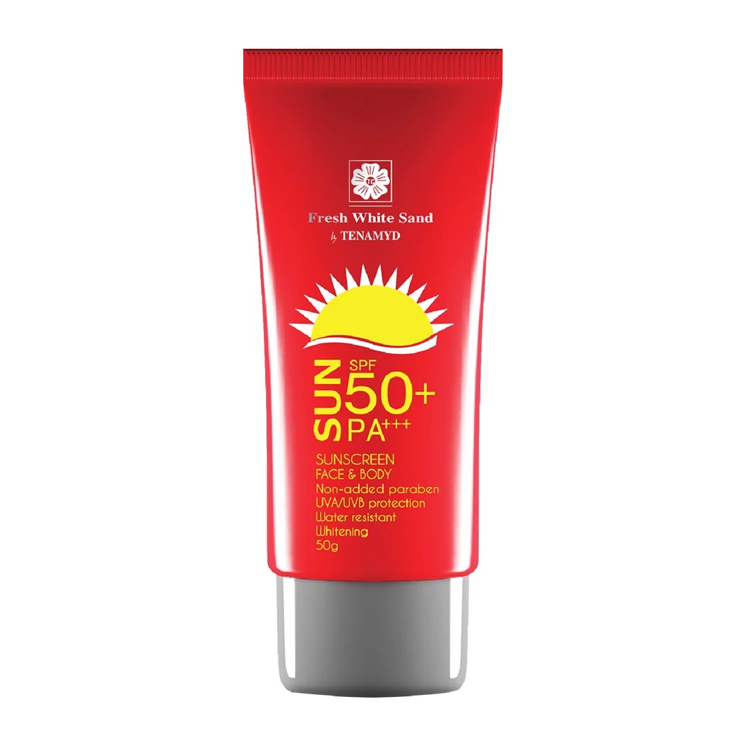 Kem siêu chống nắng dưỡng trắng da Fresh White Sand Tenamyd Dasuns Creen SPF 50