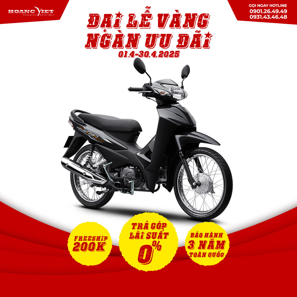 Xe Máy Honda Wave ALPHA 110cc 2024 - Phiên Bản Đặc Biệt