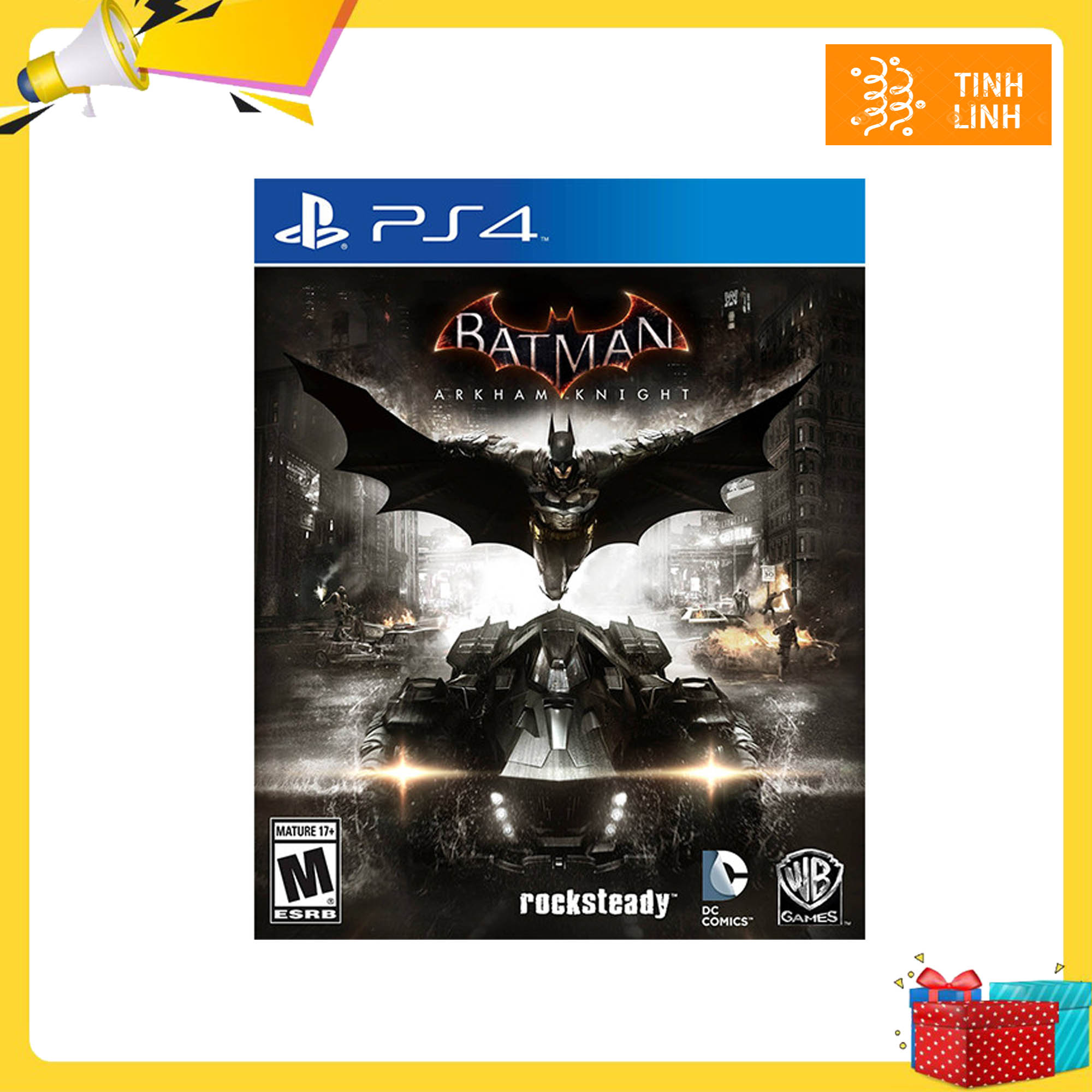 Đĩa game ps4 batman: arkham knight