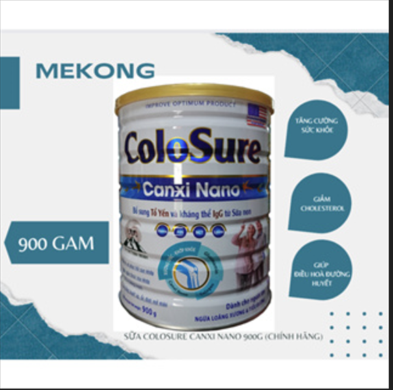 Sữa colosure canxi nano 900g