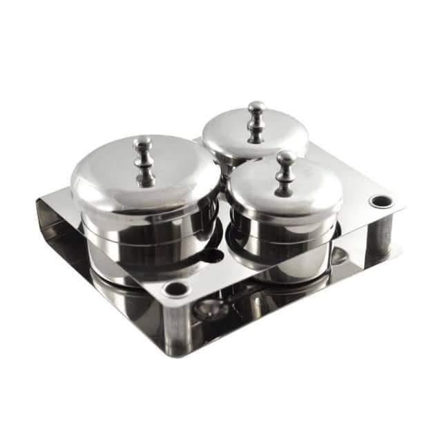 Bộ 3 ly đựng lưu Huỳnh và đựng bột đắp làm móng