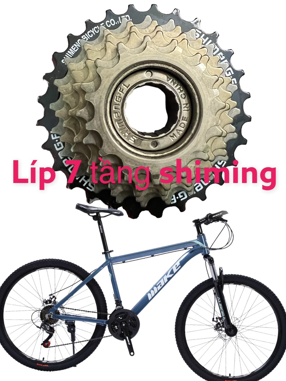 Líp 7 tầng xe đạp .