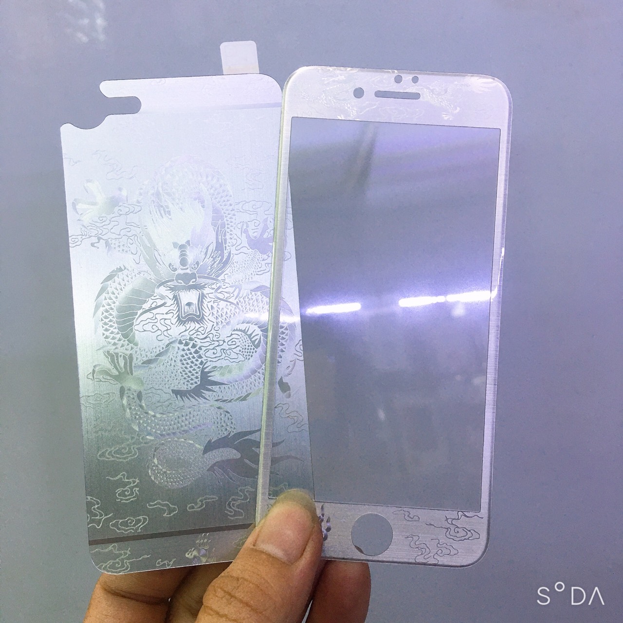 Bộ dán cường lực ip 7 /8 /SE/ 6/6s full mặt trước và mặt sau cao cấp