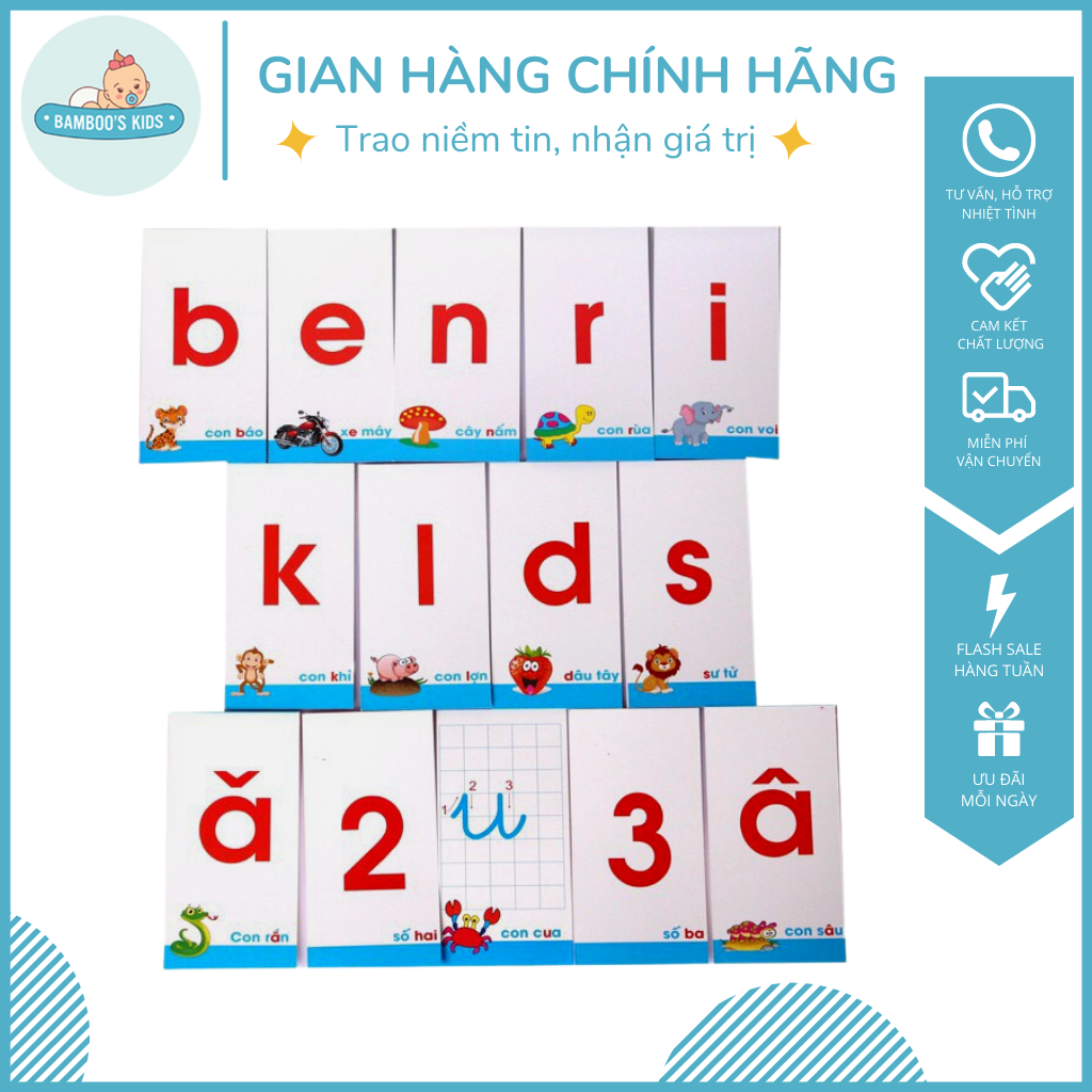 Bộ thẻ học thông minh cho bé cỡ to - 42 thẻ, giúp bé học được cả chữ và số, kích thước 9x5 - bộ thẻ học cho bé, thẻ học chữ cho bé, bộ thẻ học chữ cho bé, bộ thẻ học chữ cái, bộ thẻ học chữ và số