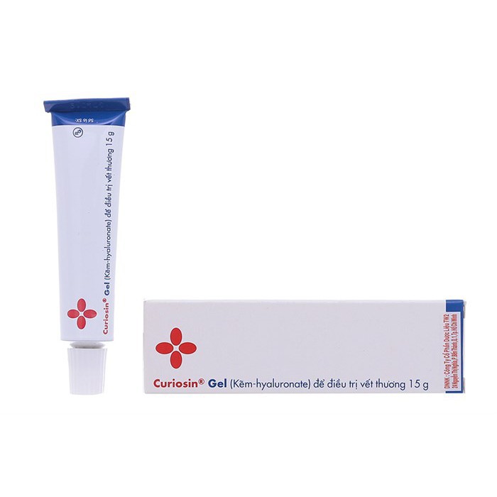 Gel giảm sẹo chứa kẽm cho vết thương hở giúp lành sẹo, mờ thâm curiosin 15g