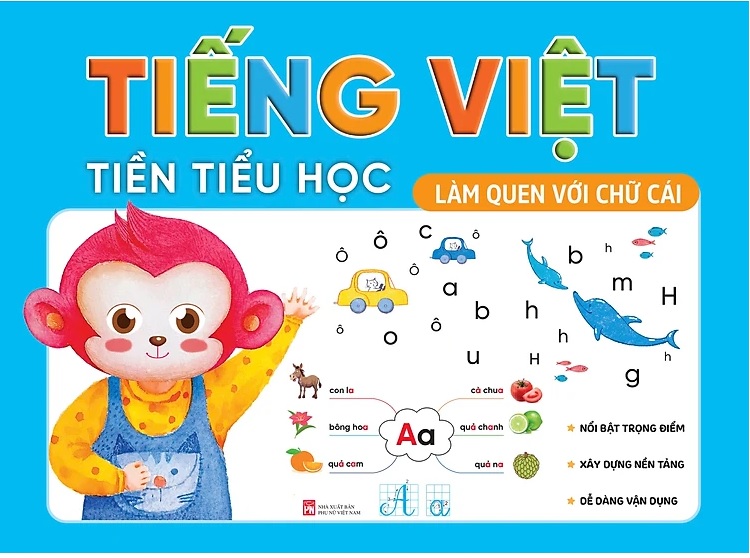 Sách - Tiếng Việt Tiền Tiểu Học: Làm Quen Với Chữ Cái (VIZI)